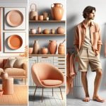Color pesca: abbinamenti perfetti per l'arredo e look dall'eleganza sofisticata